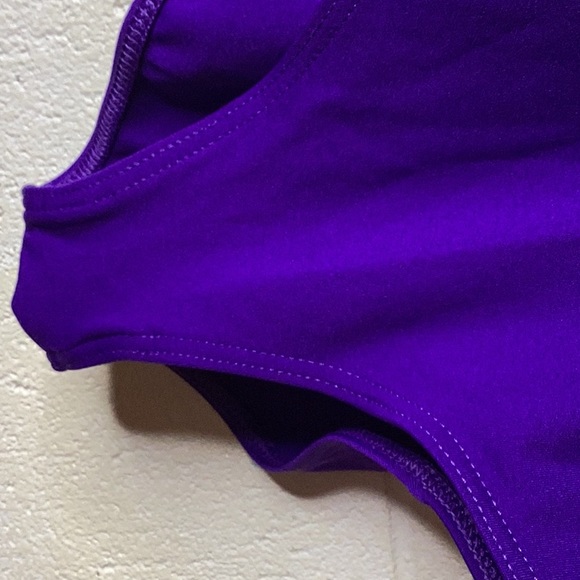 Beautiful onesie leotard by Capazio like new worn only 1. Perfect for workouts. - Picture 10 of 11